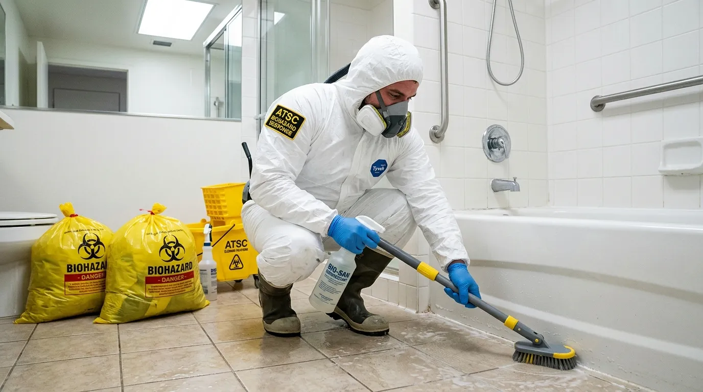 Decontamination equipment deployed for Blood Cleanup in Maspeth